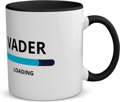 Akyol - vader loading koffiemok - theemok - zwart - Papa - ochtendkoffie laden - vader cadeautjes - vaderdag - verjaardagscadeau - verjaardag - cadeau - geschenk - kado - gift - vader artikelen - 350 ML inhoud