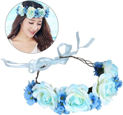 Kunstbloemen Haarband met Roze Design - Perfecte Haaraccessoire voor Bruiloften, Feestjes en Cocktailparty's
