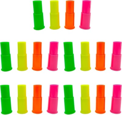 20 Stuks Feestgeluidmakers in Diverse Kleuren - Plastic Buizen voor Muzikale Spellen, Verjaardagsfeesten en Carnaval