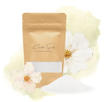 Candle Cocktail® 1 KG Geurend Kaarsenzand | Subtle Jasmin | Incl. 15 Lontjes