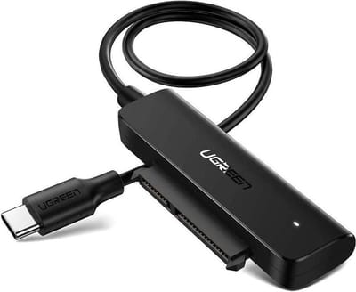 Adapter Ugreen Av144 Usb-C 3.0 Do Dysku Sata 2.5, 50Cm (Czarny)
