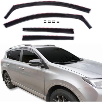 Luchtafweerders - Toyota RAV4 (III/IV 2005-2017) - 4 stuks - UV-bestendig acryl - Eenvoudige montage