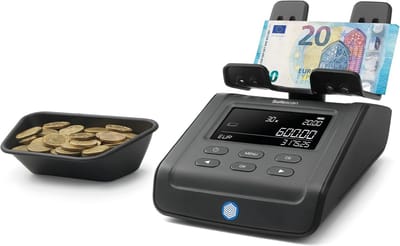 Geld Tel Machine - Munten Biljetten - Snel Geld Tellen - Automatische Muntrol Herkenning