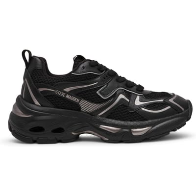 Steve Madden Zonar-r Sneakers Black/pewtr Taglia: 36 | Scarpe da Allenamento Outlet | Donna | Nero