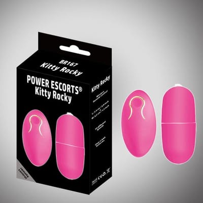 Power Escorts Kittie Rocky Vibrerend Ei – Roze – Met Afstandsbediening – br167