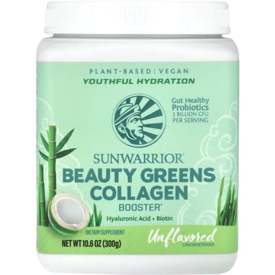 Sunwarrior, Beauty Greens Collageen Booster, Zonder smaak, 10.6 oz (300 g)