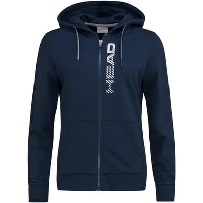 Head Club Greta Hoodie Sporttrui Full Zip Dames Blauw - Maat XS