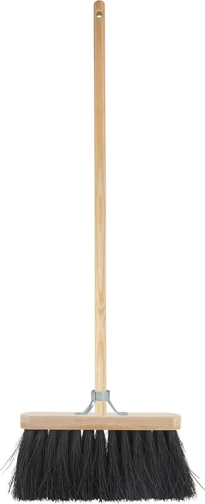Betra Buitenbezem - FSC hout - natuurvezel - hard - 30 x 140 cm