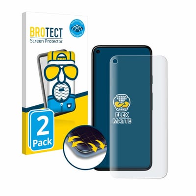 BROTECT - Screenprotector voor Google Pixel 5 - Folie Beschermfolie matte volledig dekking 2 Stuks