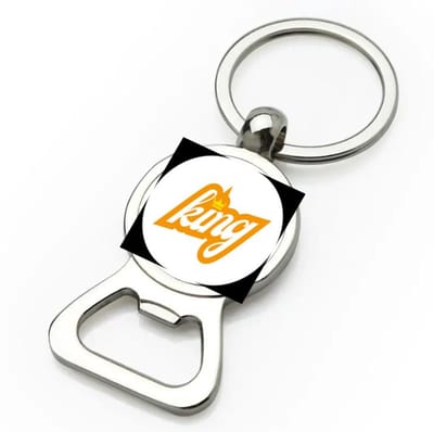 Akyol - king flesopener - Koning - een koning - verjaardagscadeau - kroontje - kado - gift - geschenk - 9 bij 3 cm