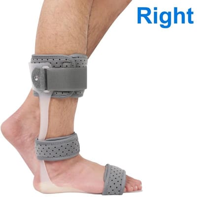AFO Voetheffersbrace, Medische Enkel-Voetorthese Ondersteuning Stabilisator, Voetheffers Houdingscorrectiebrace, AFO Spalk om te lopen XL