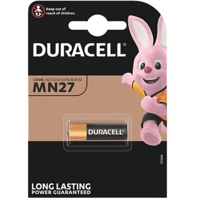 Alkalinebatterij Duracell MN27/V27A, 12 V, 1 st.