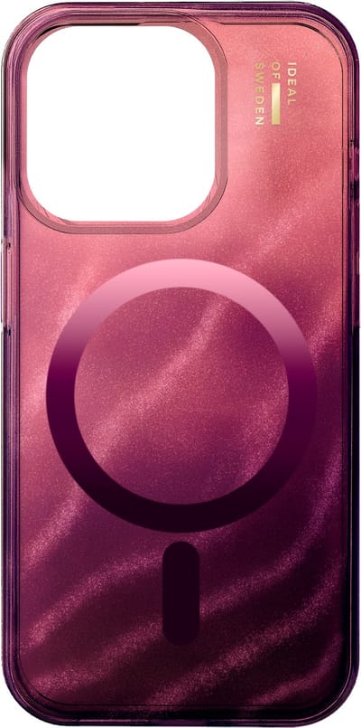 iDeal of Sweden Transparante case MagSafe iPhone 15 Pro Cherry Lacquer