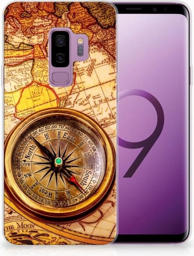 TPU Hoesje voor Samsung Galaxy S9 Plus Siliconen Back Cover Kompas