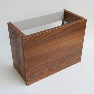 Toiletmeubel INK Versus Fontein Onderkast 36x18x27cm HPL Noten Greeploos