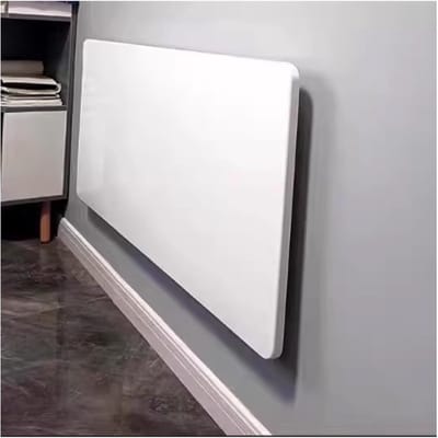Opvouwbare Wandtafel - Inklapbaar Bureau - Ruimtebesparend Werken - Eenvoudig te Installeren - 60 x 30 cm - Wit