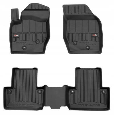 Frogum - Volvo XC90 I (2003-2014) - Automatmatten 3D - TPE Rubber - 6cm Hoge Rand - Geurloos