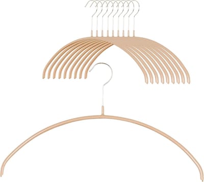 Famanu – Antislip kleerhangers set van 10, draaibare haak, geschikt voor shirts en broeken