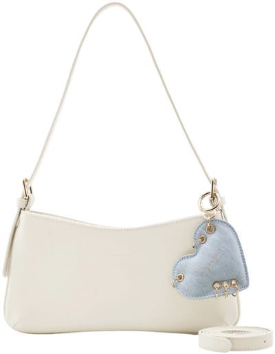 SEIDENFELT MANUFAKTUR schoudertas Tahmela Pouchette Cloudy Beige crème