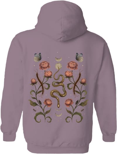 Slang Bloemen Serpentine Garden The Coloured House Hoodie S