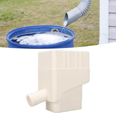 Regenwateropvangsysteem - Regenpijpomleider - Water Besparen - Eenvoudige Installatie - 508 x 762 cm - Wit