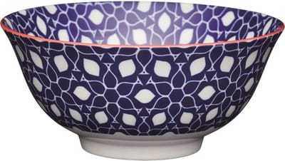 Kitchencraft Kom Blue Floral 15,7 Cm Keramiek Blauw