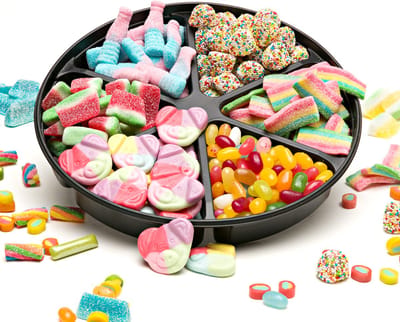Candy platter - Perfecte traktatie - Snoepcadeau - Verjaardag - Feestje