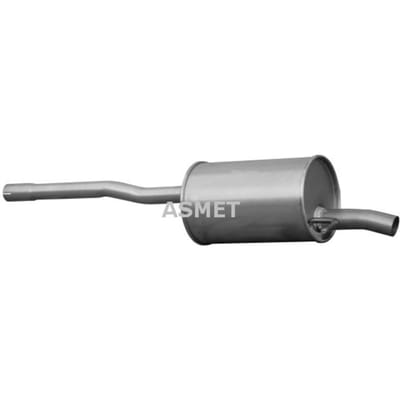 Geluiddemper achter ASMET 10.110