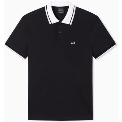 Armani Exchange XM002350 polo shirt blauw, S