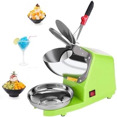 Elektrische ijscrusher - Schaafmachine ijs - Cocktails maken - Krachtige 380W motor - 85 kg per uur - Zilver