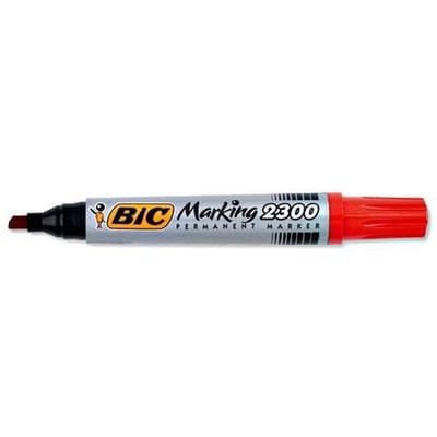 Bic Permanent Marker 2300 Rood Ds/12st