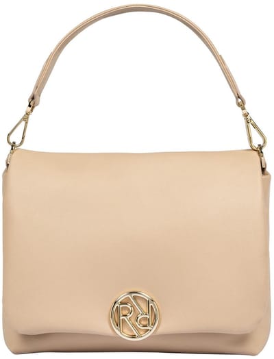 ROECKL Leren schoudertas Soho Crossover Small Creme beige