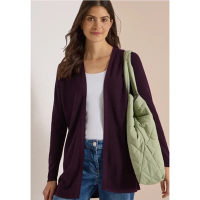 Open vest met lange mouwen