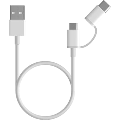 Mi 2-in-1 USB Cable (Micro USB to Type C) 100cm