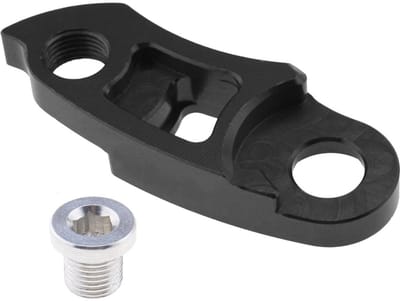 JHUBERS - Achterderailleur Hanger Extender - Fietsaccessoire - Aluminium - Zwart - Vliegwiel Adapter - Geschikt voor Mountainbike en Racefiets