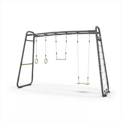 EXIT GetSet Monkeybar MB310 - Monkey Bar Klimrek voor Buiten - Speeltoestel voor Kinderen - Grijs