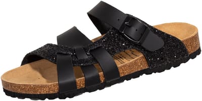 Lico Casual schoenen Lico Bioline muilezel glanzend zwart