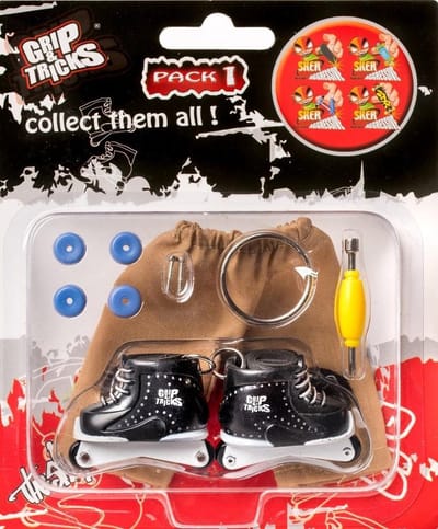 Grip and Tricks stuntskates wit zwart