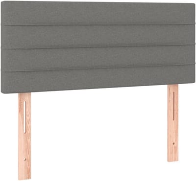 Hoofdbord Bed - Hoofdeinde Paneel - Rug Ondersteuning - Verstelbare Hoogte - 90x5x78/88 cm - Donkergrijs