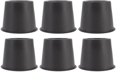 MTTproducts- Meubelverhoger 6 Stuks - Tafelverhoger - Bankverhoger - Bedliften - Antivibratie Pads - Verhoog tot 7,5 cm - Meubelverhogers