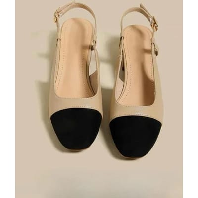 Nieuwe Zomer Dames Sandalen Elegant Middelhoge Hak Teen Muiltjes Comfortabele Kantoor Damesschoenen Gesp Hakken Dames 35 kaki