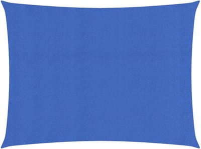 vidaXL Zonnezeil 160 g/m² 2x3 m HDPE blauw