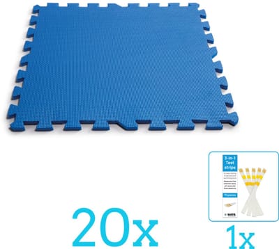 Intex - Zwembad Ondergrond - Zwembadtegels 50x50 cm - 8 Tegels - Volumebundel - Vloertegels - 20-delig