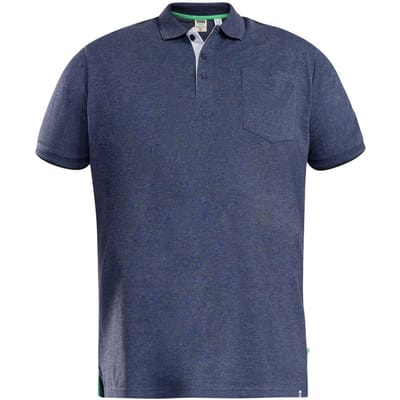 Duke Heren D555 Grant Pique Kingsize poloshirt 8XL denim
