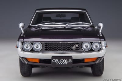 AUTOart 1/18 Toyota Celica Liftback 2000 GT (RA25) - 1973, Dark Purple metallic