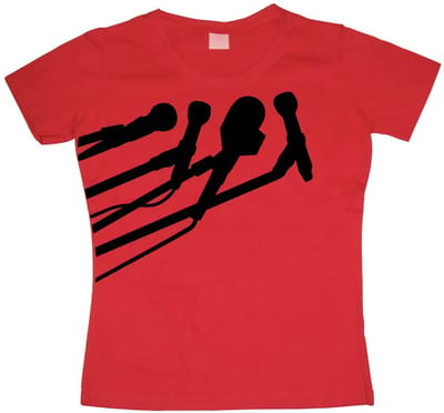 Hybris Dames T-shirt 'Listen To Me Girly' SH-5-14008-LFH3-8