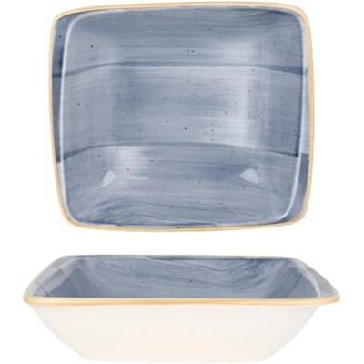 Bonna Serveerschaal - Aura Dusk - Porselein - 19x17 cm - set van 2