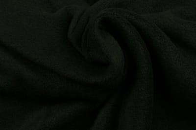 10 meter fleece stof - Zwart - 100% polyester