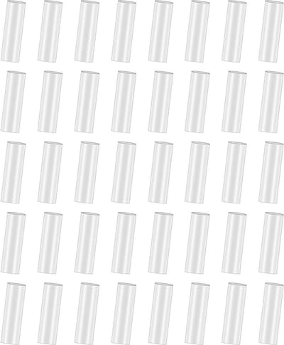 Dailygoods- Schoenvindige Accessoires 40 Stuks - Vervangende Schoenonderdelen - Transparant - Gemakkelijk te Installeren - 5 Mm x 2,5 Cm - Doe-Het-Zelf - Schoenveters