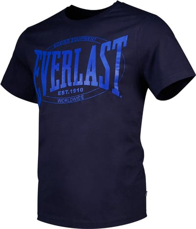 Everlast Jersey T-shirt Met Korte Mouwen Blauw S Man